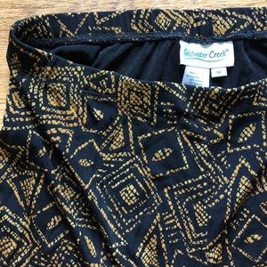 *CLOSET CLEAN-OUT SALE* Patterned Flare Capris